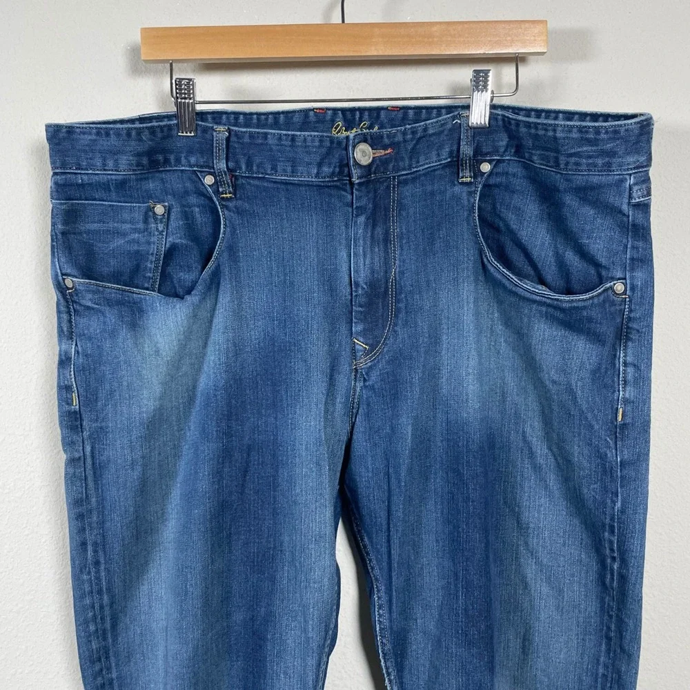 Robert Graham‎ Yates Jeans Mens 42 Blue Straight Leg Denim Premium Wash Luxury